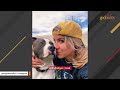 Creepy dog keeps lurking at woman