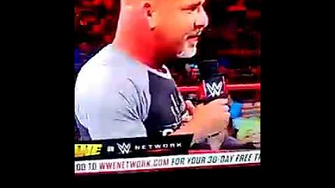 Kevin Owens confronts Goldberg Raw February 27 2017