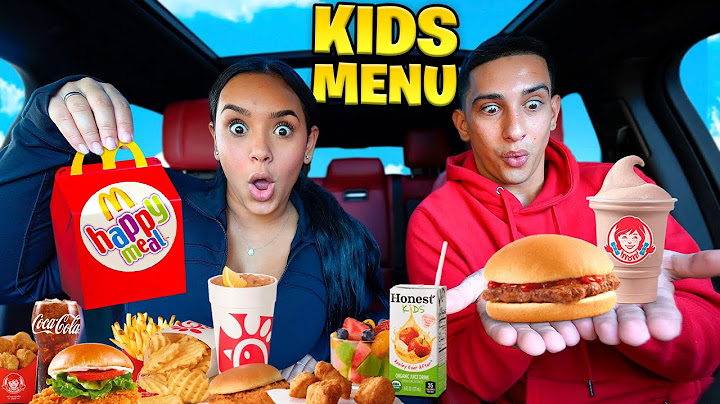 Trying EVERY Fast Food Kids Meal!