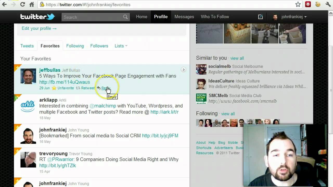 Twitter for beginners (part 2) - Your Profile and Direct Messages - YouTube