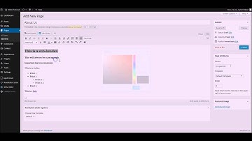Adding and editing pages and posts on your WordPress website.
