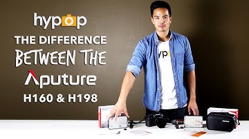 The differences between the Aputure H160 & H198 LED panels