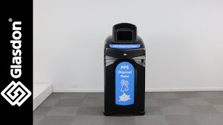 Glasdon UK | Nexus® City 140 PPE Disposal Unit