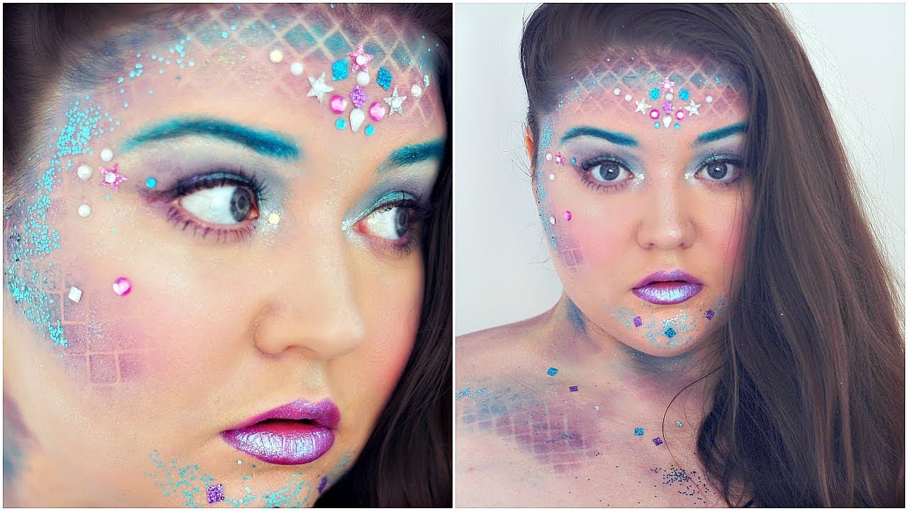 Blue Mermaid Makeup Tutorial - wide 1