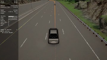 Autonomous driving on CARLA - Case 2: two separate double-lane changes using bell-shaped functions