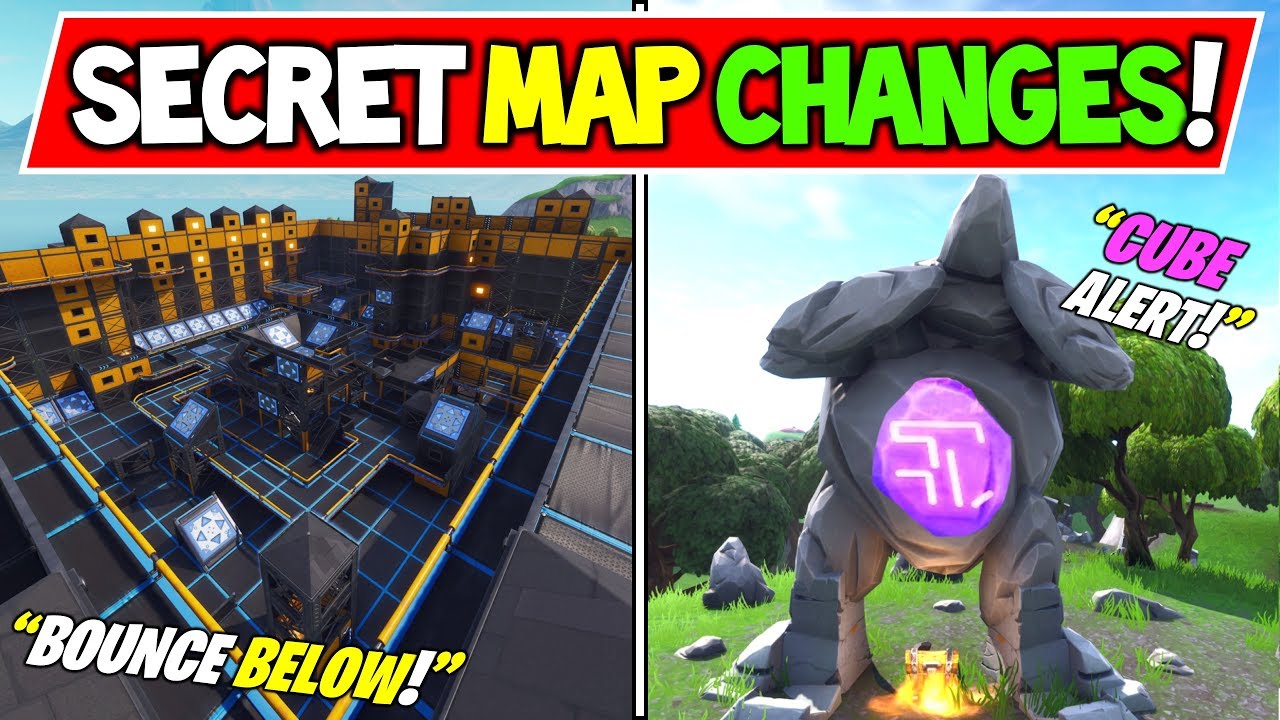 *NEW* FORTNITE SECRET MAP CHANGES! - V7.13 "BOUNCE BELOW ...