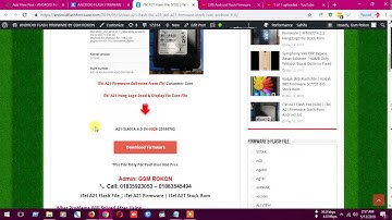 iTel A21 Flash File (V28) | iTel A21 Firmware Stock Rom Android 6.0