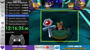 🔴[Speedrun 200%] Crash Bash with Coco - 14:07:06 (Part 2/2)