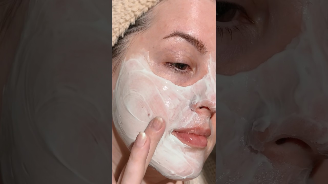 Clarins Cryo-Flash Cream-Mask ❄️✨Skincare | Try on 