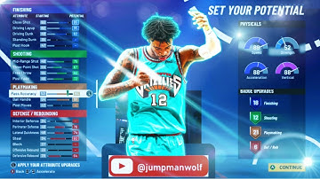Best Slashing Playmaker - Ja Morant Type Build NBA 2K21 Demo