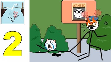 Troll Game (WEEGOON) - Funny Stickman Puzzle Game - All Level 41 to 70 Gameplay Walkthrough Part 2