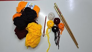 DIY Woolen Craft Ideas with Chopsticks