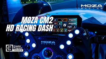 Experience the MOZA CM2 HD Racing Dash