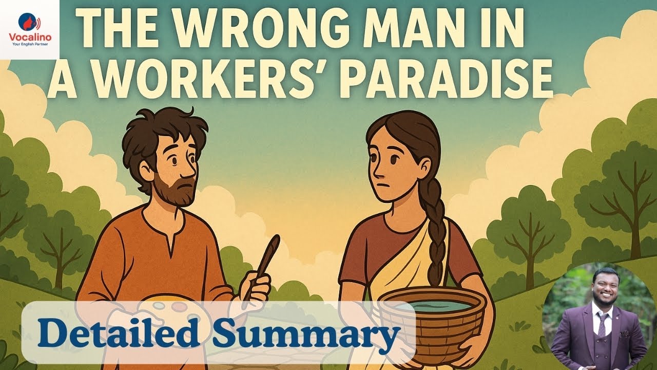 A Wrong Man in Workers’ Paradise – Karnataka SSLC | Detailed Summary