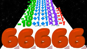 Number Run vs Toy Spring - Level Up Number (NOOB vs PRO vs HACKER) ASMR Gameplay Max Level