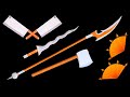 5 Awesome NINJA WEAPON || Spear/Sword/Dagger/Axe/Paper Fan/Knife