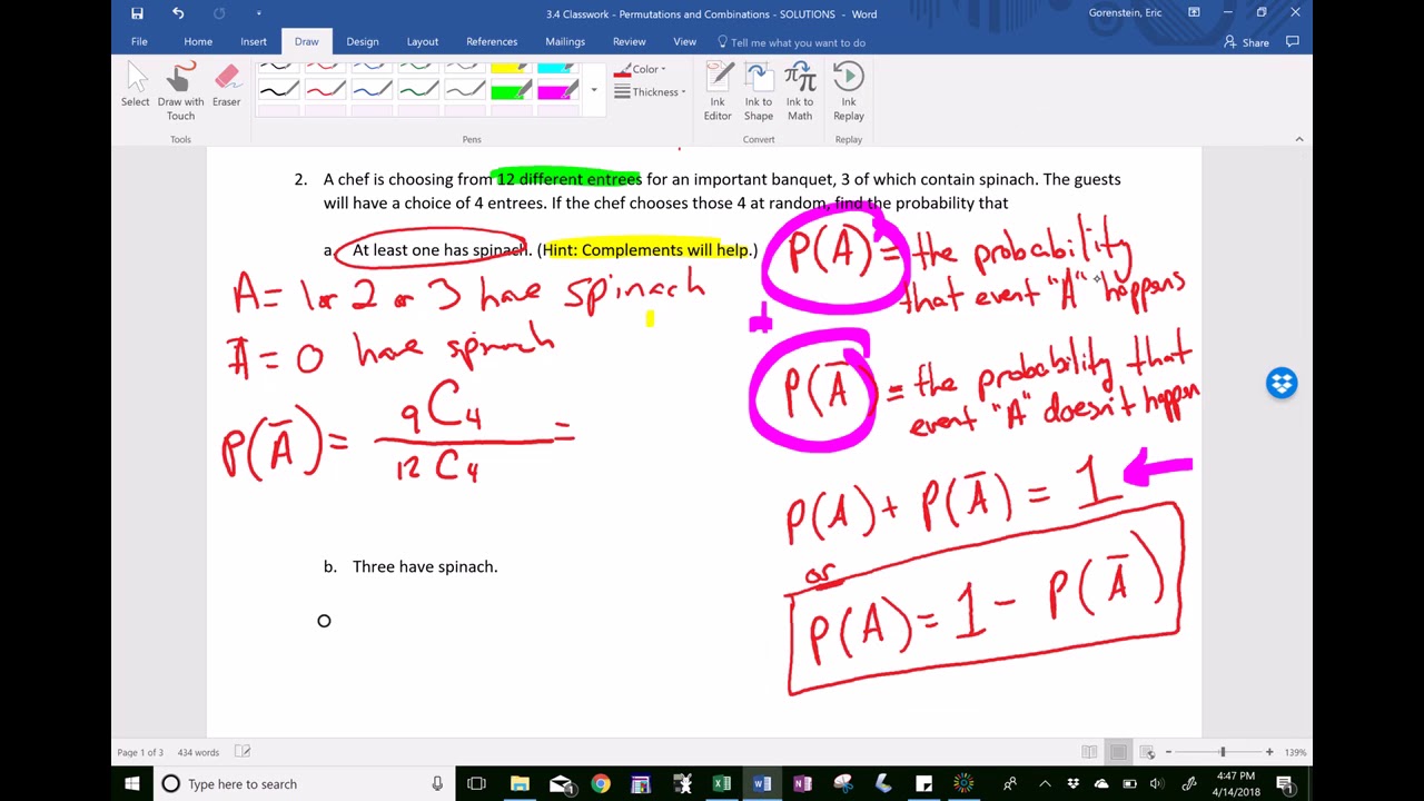 3 4 Classwork Problem 2 Solution Video - YouTube