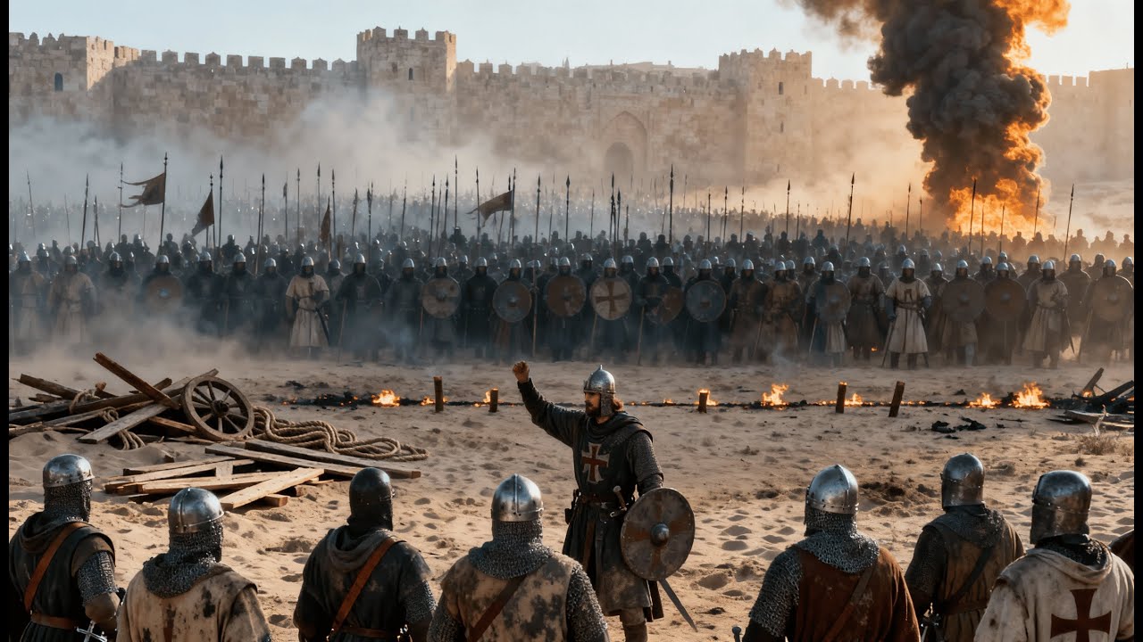 When 13,000 Crusaders Shattered Jerusalem’s Walls– ONE-CHANCE Siege Jerusalem 1099 Documentary HD