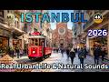 Istanbul City Ambience | Istiklal Street &amp; Red Tramway Fixed Camera City Observation
