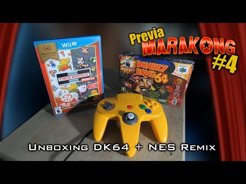Previa Marakong #4: Unboxing DK64 + NES Remix Pack