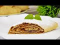 Все просят РЕЦЕПТ этого ШТРУДЕЛЯ ! Вкусный ШТРУДЕЛЬ С ЯБЛОКАМИ !