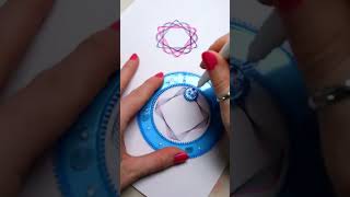 Simple Spirograph - Beautiful Result #shorts #satisfying #trend