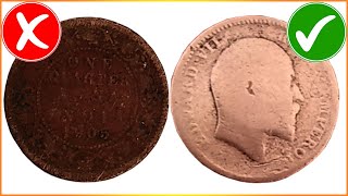 Restoration of 1905 century coin - one quarter anna india - Edward VII - collection/memorial coin#14 screenshot 3