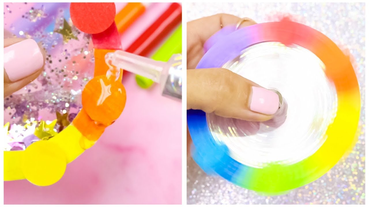 holographic fidget spinner