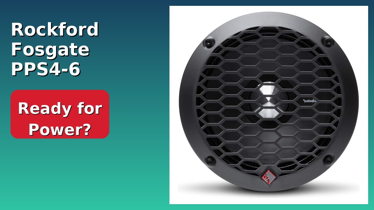 REVIEW (2026): Rockford Fosgate PPS4-6 Speaker. Features. - YouTube