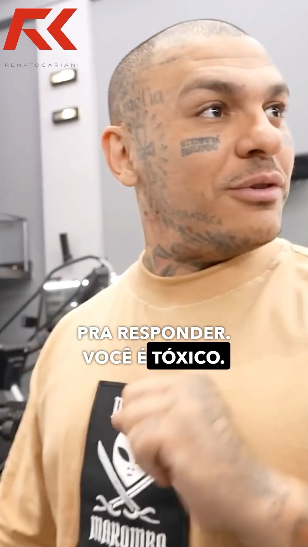 CARIANI TÓXICO? ?? #renatocariani #toguro #taticariani #personal #toxico #resenha #zueira #meme