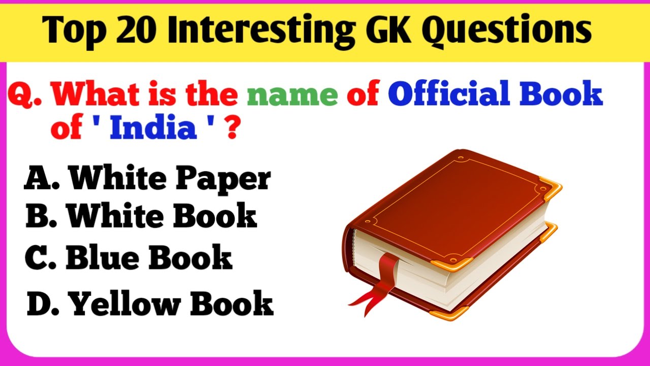 Top 20 INDIA gk Questions answers|| GK mcq|| gk in english|| GK quiz ...