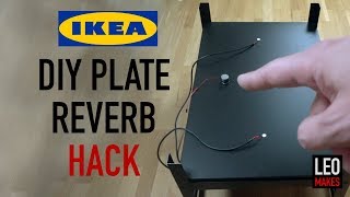 DIY &quot;IKEA Hack&quot; Plate Reverb.  Sub $100.