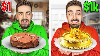 I Tried $1 Dessert vs $1000 Dessert!