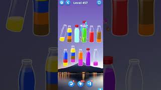 Water sort puz level 457 #androidgameplay #watersortpuzzle #shorts
