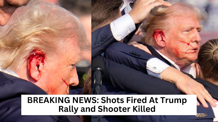 BREAKING NEWS: Shots Fired At Trump Rally | Donald Trump Latest News | shots fired At Donald Trump