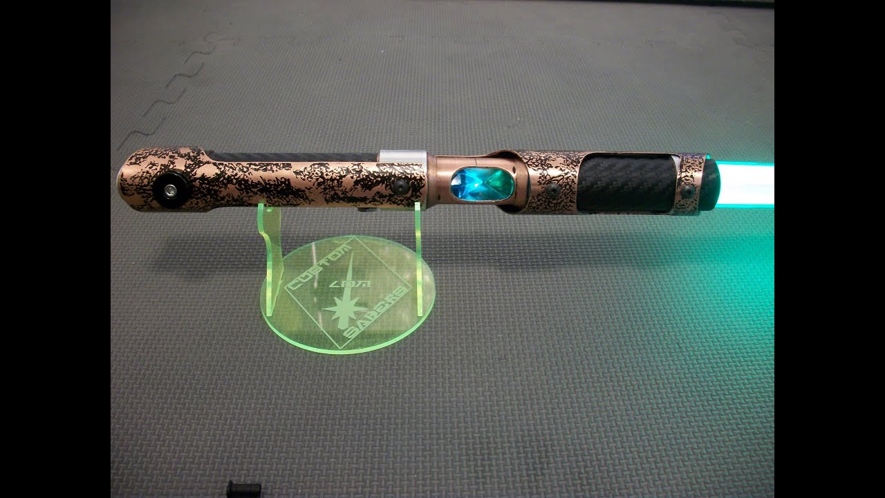 JudgeSabersmith and LDM's Copper and Carbon Fiber Lightsaber YouTube