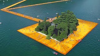 Christo - Walking on Water | official trailer (2019) Christos Floating Piers