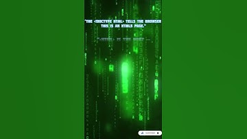 "HTML Boilerplate Explained in 60 Seconds 🚀 | Beginner Web Dev Guide" #codewithyama #frontend#coding