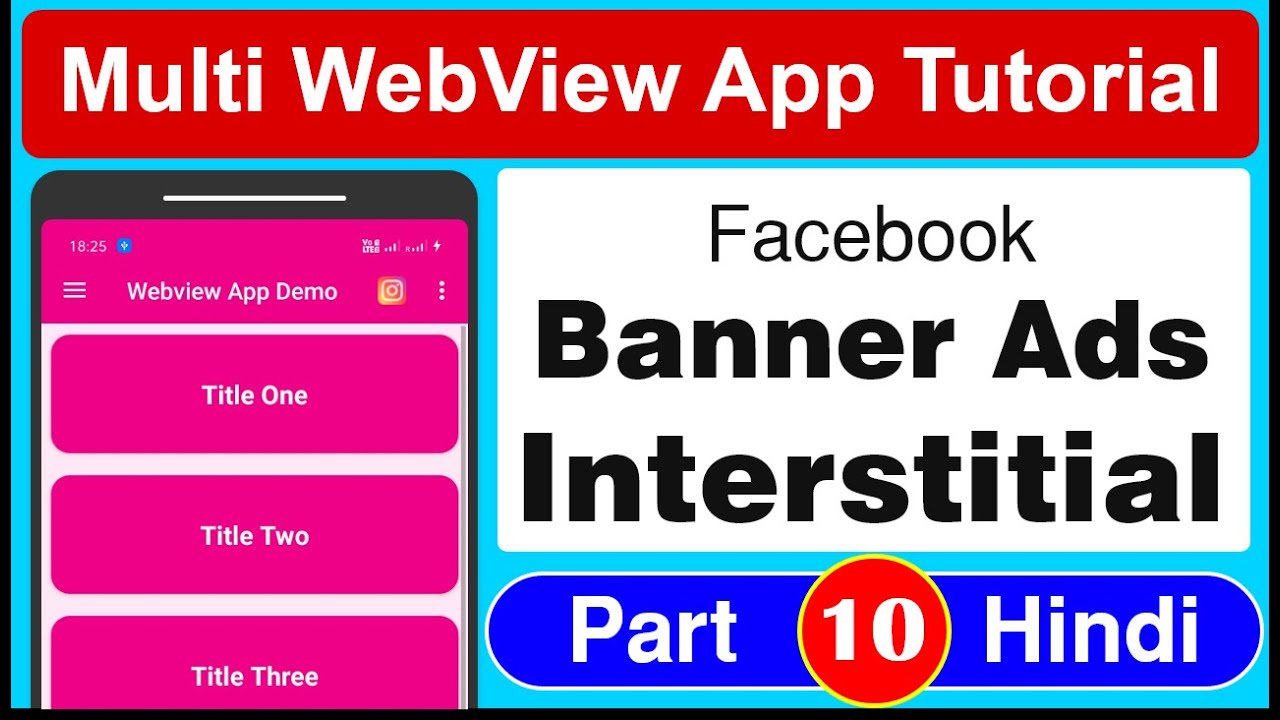 How to implement Facebook ads in android app | Facebook banner ads ...