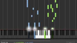 Video thumbnail of "[Synthesia] Byousoku 5 cm (5 cm per Second) - End Theme"