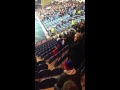 Crazy Dancing Woman During Half Time at Rangers - Inverness