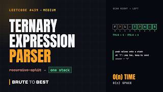 Details LeetCode #439: Ternary Expression Parser, One Stack From Right to Left News