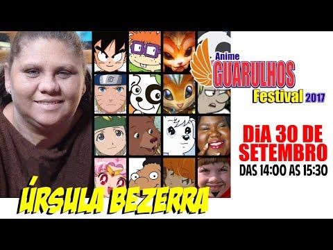 Atração Sábado as 14:00 - Úrsula Bezerra dubladora de Naruto e