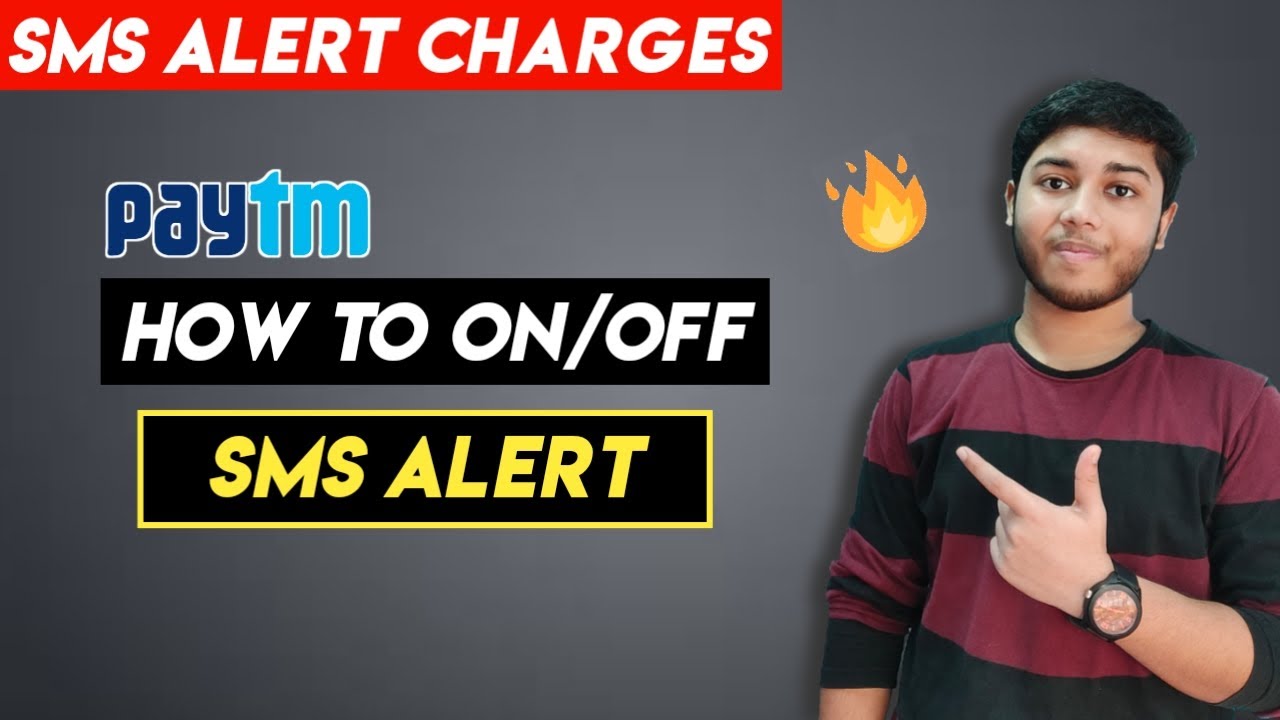 How to enable/disable SMS alert in paytm | Paytm SMS alert charges ...