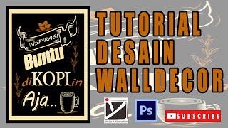 Tutorial Desain Walldecor  Pemula  Adobe Photoshop
