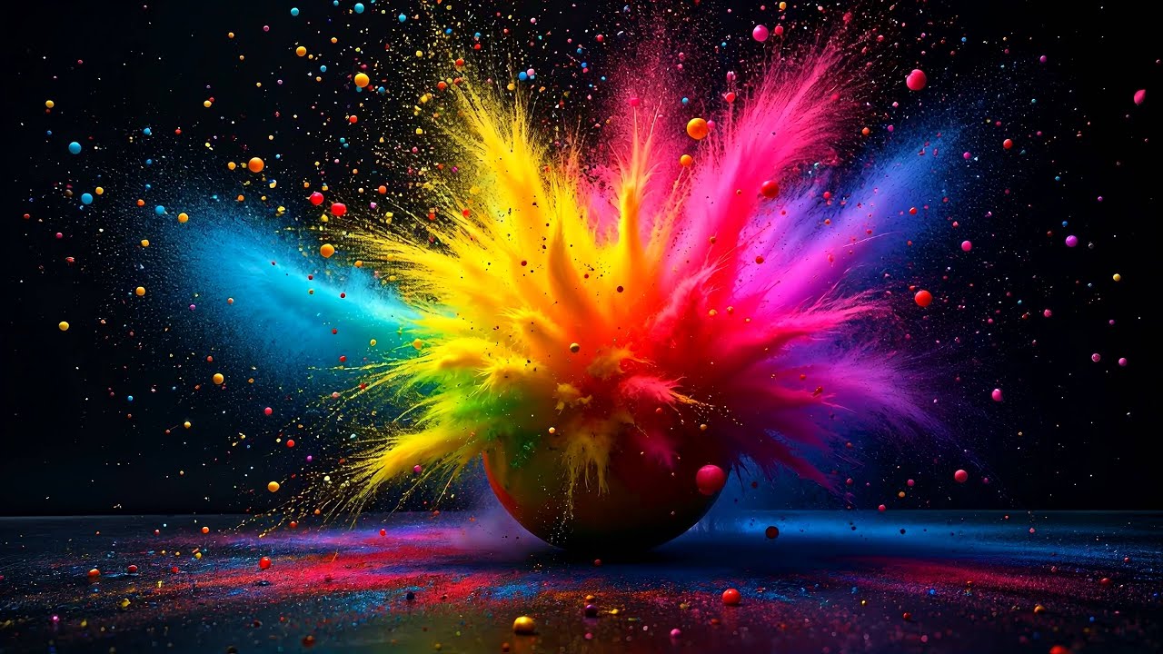 🌈 TV SCREENSAVER Chromatic Rhythms 4K Liquid Color Play | Fractal Fluidity  Abstract Patterns Evolve