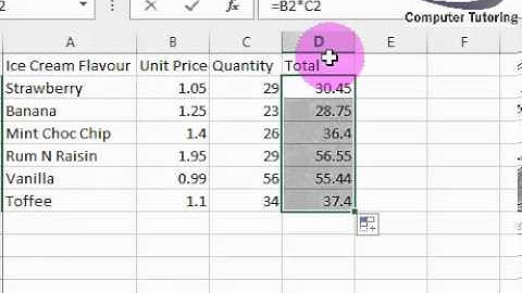 Free Excel 2013 Training - Autofill (Computer Tutoring)