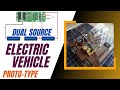 Dual Battery Electric Vehicle Prototype with Automatic Battery Changeover and Status Monitoring