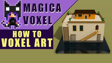 LEARN VOXEL ART. Make a simple voxel art in Magica Voxel