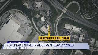 1 dead, 6 hurt after illegal car rally turned shooting in Howard County